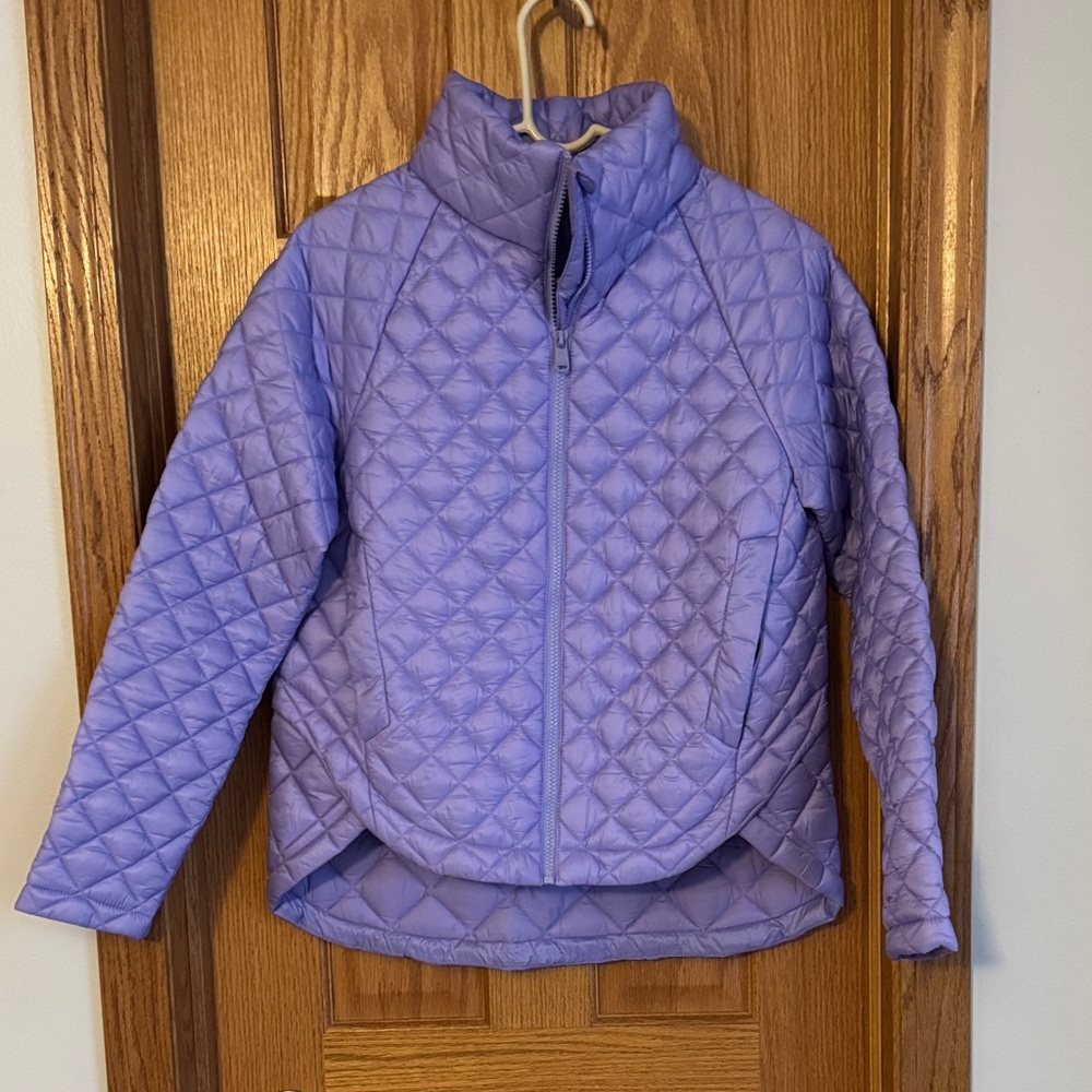 Athleta Women's Quilted Puffer Jacket - Lavender